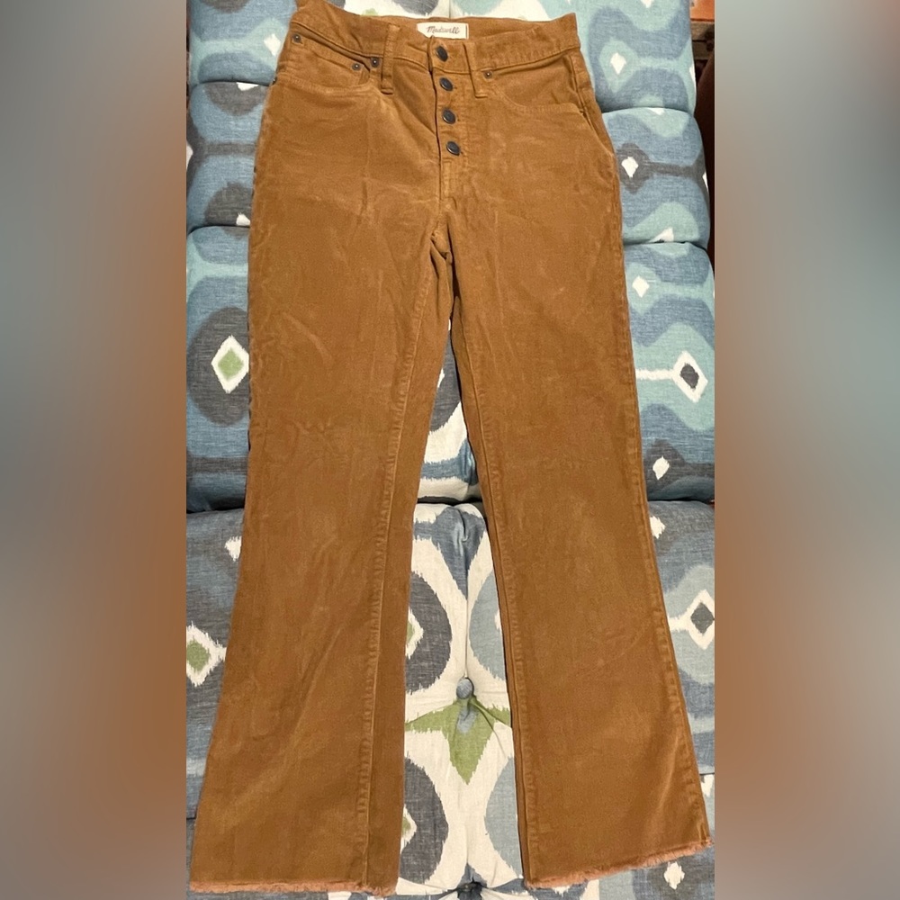Madewell corduroy demi-boot flare pant